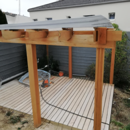 Réparation de toiture de pergola en acier Louviers